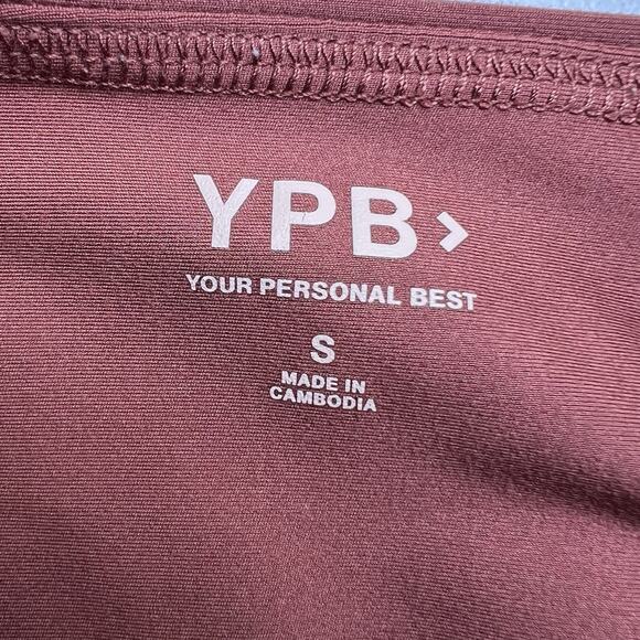 Abercrombie And Fitch YPB SculptLux 7” Bike Short Pockets Two Tone Size Small - Picture 4 of 5